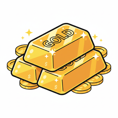 Goldbarren handcrafted 24g / 400er / ca. 9,9g gold